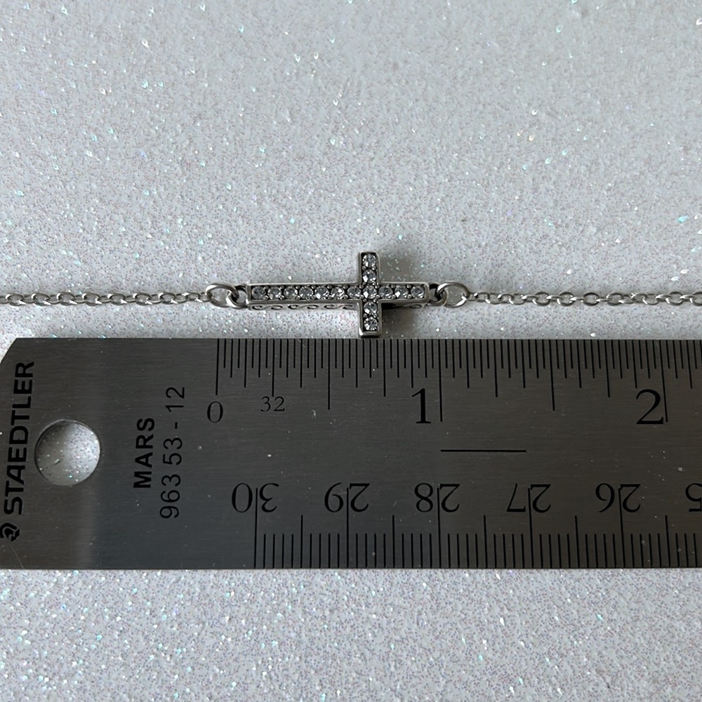 Brighton Inner Shine Cross Anklet NWOT - Picture 10 of 14
